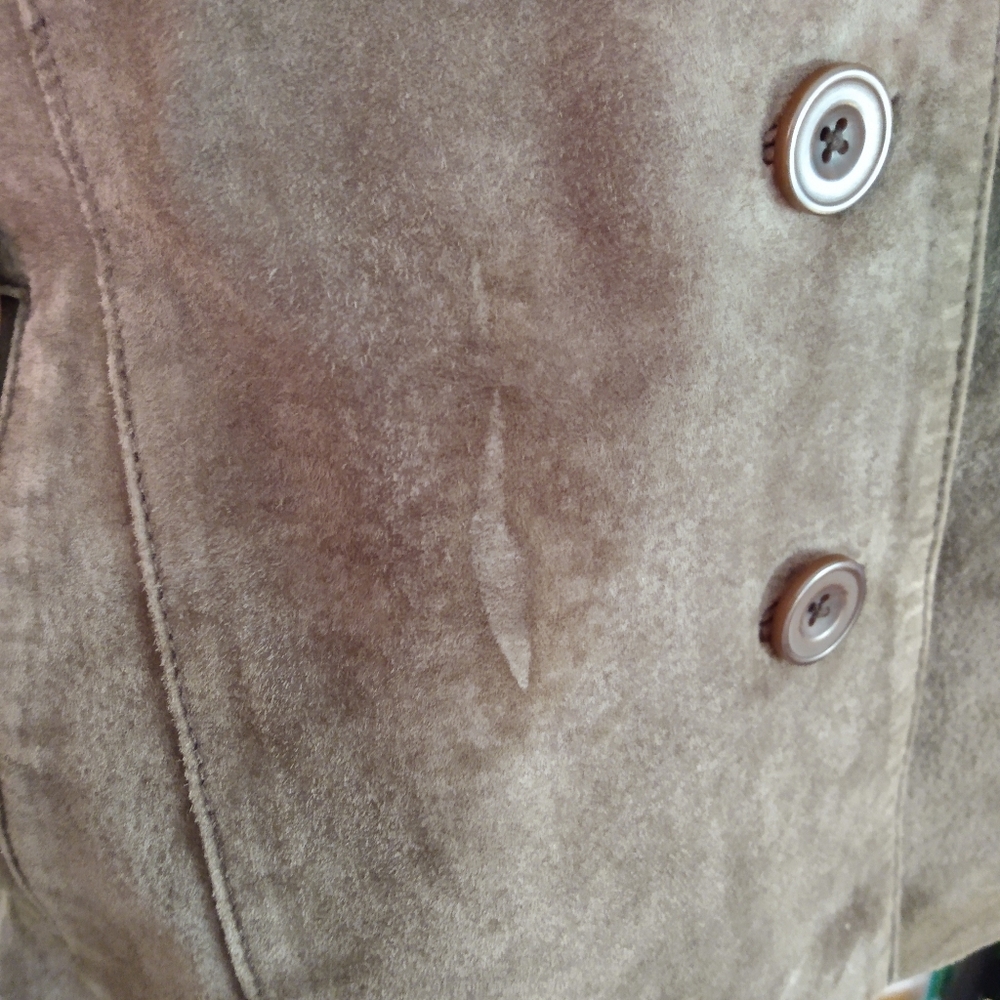 Spiegel Suede Leather Blazer, M - Picture 2 of 9